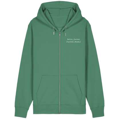 "Retro_Zocker[System_Ready]"Mono Lofi-Kopfhörer – Organic Relaxed Zipper | Backprint Edition