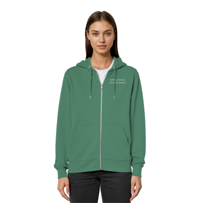 "Retro_Zocker[System_Ready]"Mono Lofi-Kopfhörer – Organic Relaxed Zipper | Backprint Edition