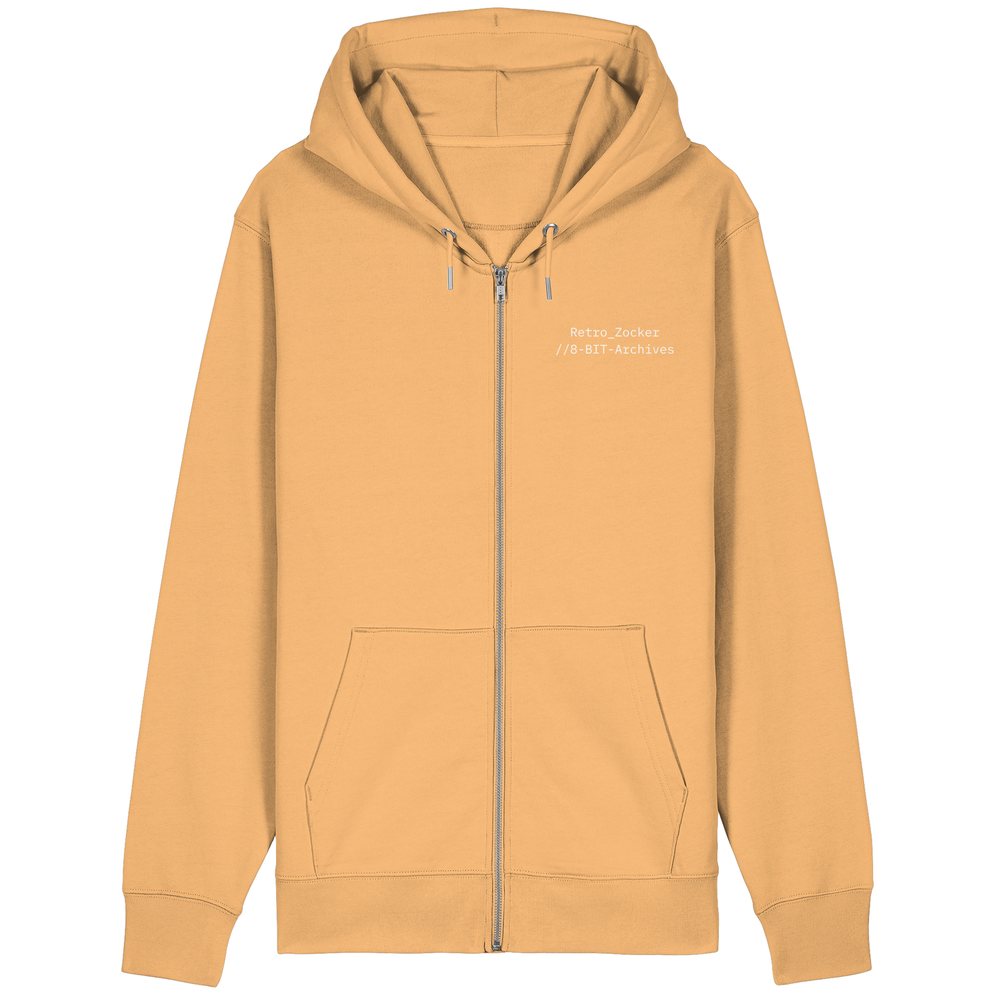 „Retro Zocker“ Mono – Organic Relaxed Zipper | Backprint Edition - Organic Relaxed Zipper