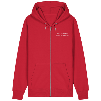"Retro_Zocker[System_Ready]"Mono Lofi-Kopfhörer – Organic Relaxed Zipper | Backprint Edition