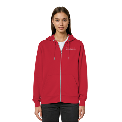 "Retro_Zocker[System_Ready]"Mono Lofi-Kopfhörer – Organic Relaxed Zipper | Backprint Edition